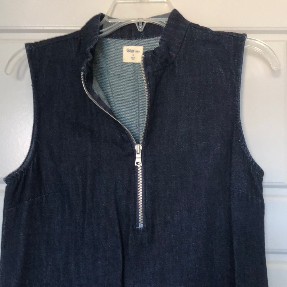 GAP Denim Sleeveless Dress (Small)